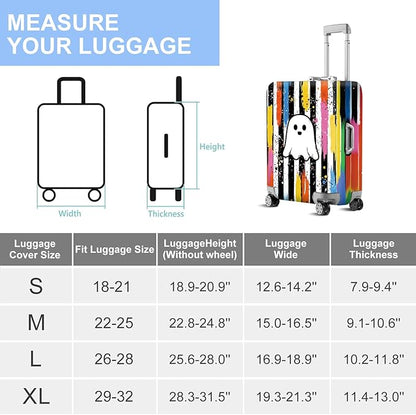 ANNA QUEEN Travel Luggage Cover Suitcase Protector Suitcase Cover Anti-Scratch,Stretchable Luggage Travel Bag Cover Washable
