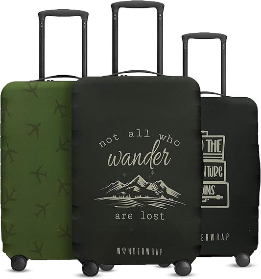 Reversible Travel Luggage Cover - Washable, Anti-Scratch Suitcase Cover | TSA Approved Luggage Cover Protector