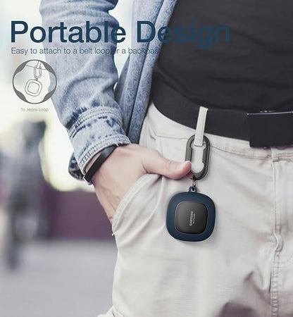 SURITCH Protective Case for Samsung Galaxy Buds FE(2023)/Buds 2 Pro(2022)/Buds 2(2021)/Buds Pro(2021)Buds Live(2020), Shockproof Sturdy Earbuds Cover for Charging Case with Heavy-Duty Carabiner, Blue