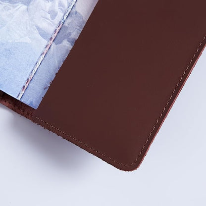 INCARNE US Leather Passport Holder for Travel - Passport Case - Passport Wallet for Men - Passport Cover for Women Sleeve Protector - Travel Essentials Vacation Luggage Travel Gifts - Classic Brown
