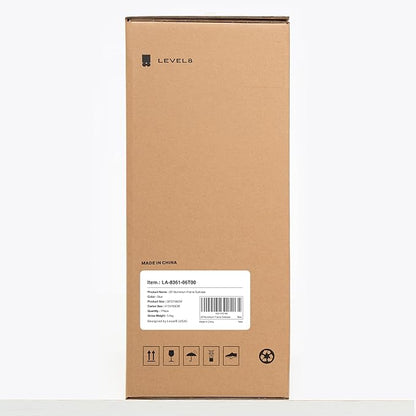 LEVEL8 Zipperless Carry On Luggage Airline Approved with Aluminum Frame, Hard Shell Suitcase with Spinner Wheels, Metal Checked Luggage with Double Tsa Locks, 20 Inch, Grey