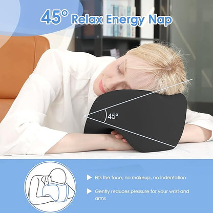 jiaao Upgraded Middle Travel Neck Pillow for Airplanes, Neck Pillow for Traveling,360º Ergonomic Memory Foam Travel Pillow, Soft and Breathable Cover,Portable Pillows for Car