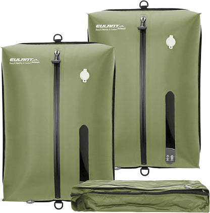 Reusable Vacuum Bags for Travel,Professional Waterproof IPX8 Vacuum Compression Bag for Suitcases Backpack,Space Saver Bags Packing Organizers for Clothing Packing(2 PACK NO PUMP)