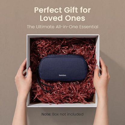 tomtoc Electronics Organizer Travel Case Performance, Water Resistant Bag Cable Tech Pouch Accessories, Carry Storage for Cord, Phone, Cables, Airpods, USB Flash Drive, Daily Items