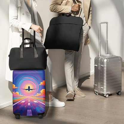 ANNA QUEEN Travel Luggage Cover Suitcase Protector Suitcase Cover Anti-Scratch,Stretchable Luggage Travel Bag Cover Washable