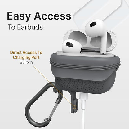 Catalyst Waterproof Case for AirPods 3rd Generation (2021) - Wireless and USB-C Charging Compatible AirPods 3rd Generation Case, Drop Protection AirPod Case 3rd Generation One Piece Design