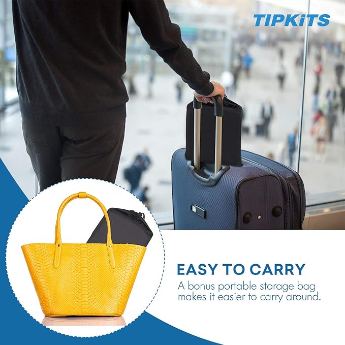 Foot Hammock for Plane Travel with Comfortable No Clashing Base, Portable Airplane Foot Rest Made with Memory Foam, Foot Sling Travel Essentials to Reduce Swelling and Soreness, Gifts for Travelers