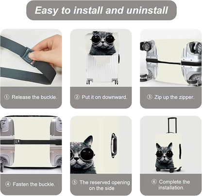 Luggage Cover, Washable Suitcase Cover, Suitcase Protector Anti-scratch Bag cover