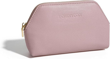 ROWNYEON BEGINMAGIC Small Makeup Bag for Purse, Mini Portable Cosmetic Bags for Women, PU Leather Coin Purse Lipstick Cosmetic Accessories Organizer, Travel Makeup Pouch Zipper Pouch for Men Women