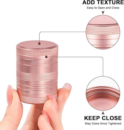 Metal Pill Box Pill Case 2 Times a Day - Daily Pill Container Portable Travel Medicine Holder for Pocket Purse Medicine Organizer for Vitamin/Fish Oil/Supplements