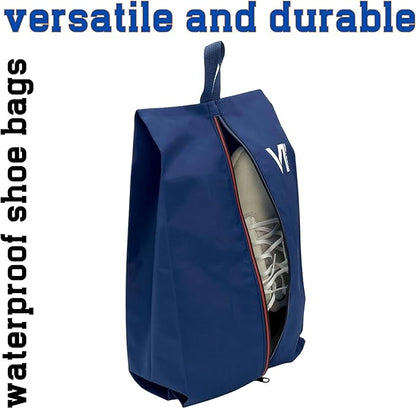 Set of Shoe Bags Large Waterproof Zipper and Material Dust and Smell Proof Versatile Durable Reliable Clothes Shoes Unisex Organizer Sports Travel Work School Storage Packing Lightweight Six-pack Gift