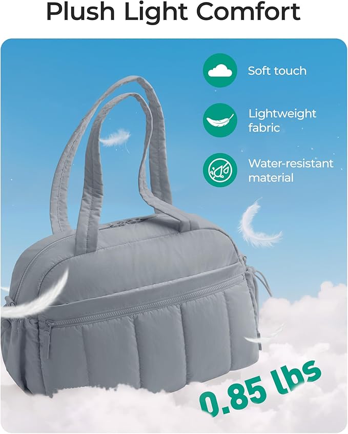 BAGSMART Gym Bag for Women, Duffle Bag for Travel with Wet Pocket, Lightweight Carry on Weekender Duffel, Water Resistant