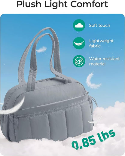 BAGSMART Gym Bag for Women, Duffle Bag for Travel with Wet Pocket, Lightweight Carry on Weekender Duffel, Water Resistant