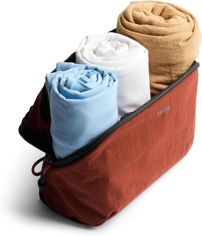Bellroy Lite Packing Pouch 3L (Organizer Packing Cube for Travel Near and far) - Clay
