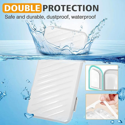 Pill Organizer 3 Times A Day - GloDeals Weekly Pill Organizer 2 Times A Day, Large Pill Box 7 Day Medicine Organizer Pill Case, Pill Container Holder, Daily Pill Box 3 Times A Day, for Vitamin, White