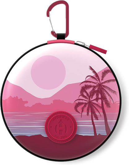 HYDAWAY Travel Case for Collapsible Bottles, Bowls & Cups - Protective Storage with Carabiner Clip - Durable, Water-Resistant, TSA-Friendly