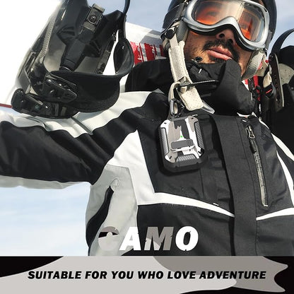 RFUNGUANGO for AirPods Pro 2nd Gen Protective Case with Cleaning Kit, Military Hard Case Protective Armor with Lock, for AirPod Gen 2 Charging Case (2023/2022/2019, 2nd Gen/1st Gen),Snow Camouflage