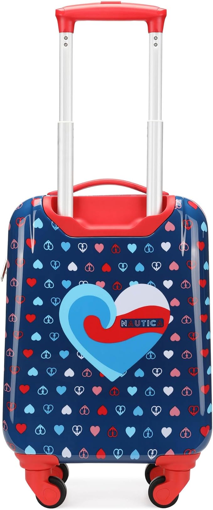 Nautica Kids Luggage - 18" Airline Approved Rolling Hardside Upright Carry-on Suitcase with Wheels (Nautica Peace)