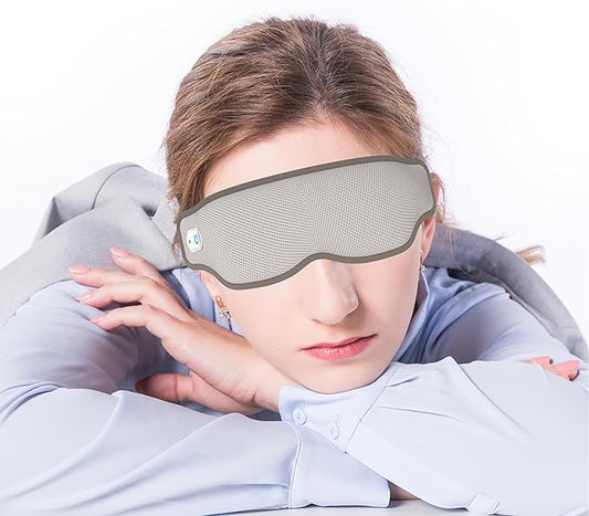 F&G Eye Mask Massager,Features Heating and Cooling Functions,Sleep Eye mask,Adjustable Heating and Vibration Function, Suitable for Migraines, Helps Relieve Eye Fatigue,Improve Sleep