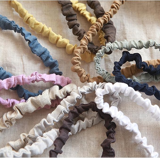 100% Pure Linen Sleep Mask Blackout Eye Mask for Sleeping, Eye Cover with Adjustable Strap - Organic Cotton Core Linen Eyes Mask Breathable for Travel - Gift for Women Men (Champagne Color)