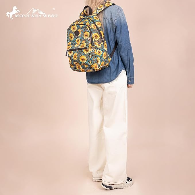 Montana West Backpack for Women Western Travel Backpack Purse Casual Daypack for Laptop College