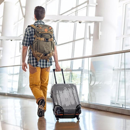 HYPER VENTURE Clear PVC Luggage Cover Full Transparent Suitcase Protector Fits 30 Inch Luggage, XL