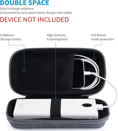 Power Bank Case for INIU 20000mAh Power Bank, Portable Charger Case for Durecopow 20000mAh Solar Power Bank and iMuto 30000mAh Power Bank with Carabiner