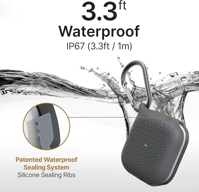 Catalyst Waterproof Case for AirPods 3rd Generation (2021) - Wireless and USB-C Charging Compatible AirPods 3rd Generation Case, Drop Protection AirPod Case 3rd Generation One Piece Design