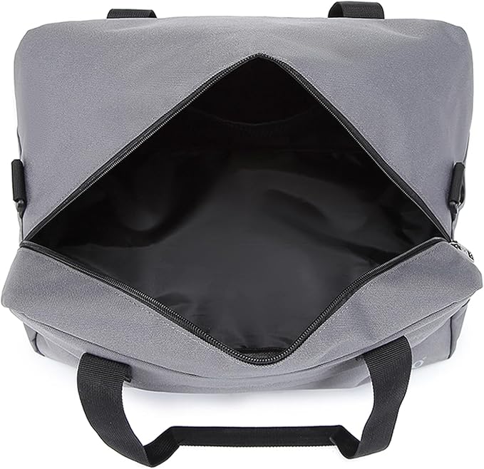 Kono Travel Duffel - 14L Under Seat Carry-On Sports Tote Gym Weekender Overnight Bag - 13.78"x7.87"x7.87" Gray