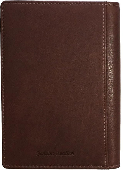 Personalized Monogrammed Toffee Leather RFID Passport Wallet