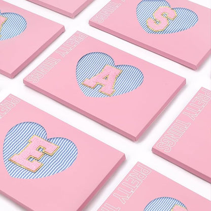 mibasies 2 PCS Initial Makeup Bags for Women: - Birthday Gifts for Teen Girls 11 12 13 14 15 16 Years Old - Preppy Trendy Stuff - Cosmetic Bag for Travel Toiletry - Blue K