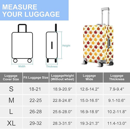 ANNA QUEEN Travel Luggage Cover Suitcase Protector Suitcase Cover Anti-Scratch,Stretchable Bag Cover Washable Durable Polyester