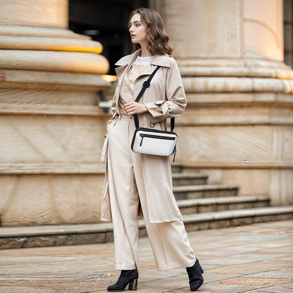 Electronics Organizer Tech Travel Pouch – Waterproof Nylon Diamond Quilted & 900D Travel Case Cable Bag for Cords Chargers