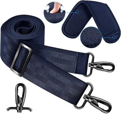 ZINZ 60 Inch Shoulder Strap with Removable Ultra-Thick Pad, Adjustable Buckles Shoulder Crossbody Strap for Luggage Bag