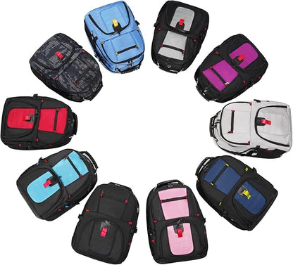 YOREPEK 18.4 Laptop Large Backpacks Fit Most 18 Inch Laptop with USB Charger Port,TSA Friendly Flight Approved Weekend Carry on Backpack with Luggage Strap for Men and Women, Black