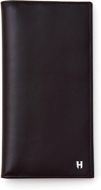 Passport Holder Travel Wallet for Men & Women, RFID Handcrafted Full Grain Leather Cover, 12 Card Slots & 4 Compartments, Gift Box & Pouch, Brown