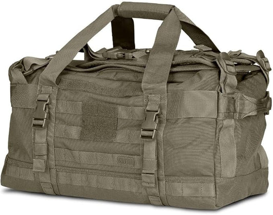 5.11 Tactical Duffel Bag for Travel, Water-Resistant Nylon, Medium, Rush LBD MIKE, 40L, Ranger Green, Style 56293ABR