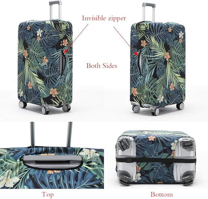 TRAVELKIN more than travel Luggage Cover Washable Suitcase Protector Anti-scratch Suitcase cover Fits 18-32 Inch Luggage