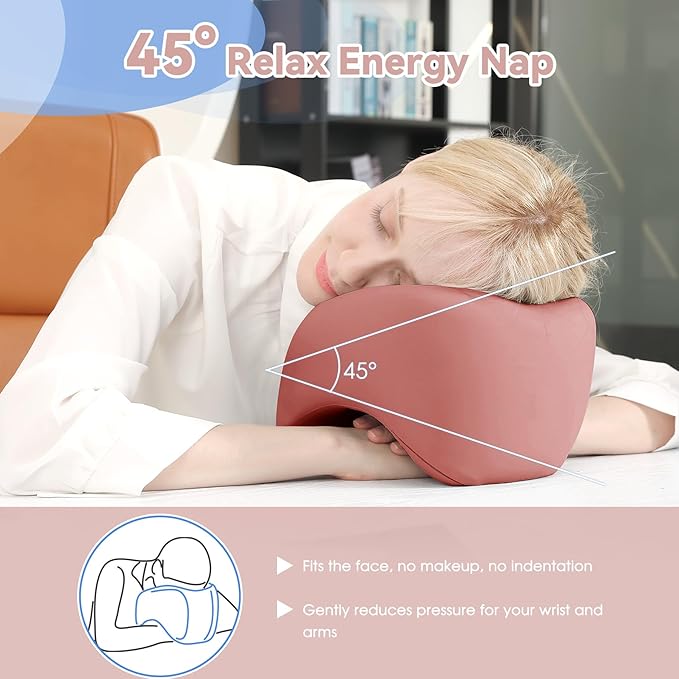 jiaao Neck Pillow Airplane, Ergonomic Memory Foam Travel Pillows for Long Flights, 3D Eye Masks, Ear Plugs and Portable Drawstring Bag, Napping Pillow for Home, Sleep Rest, Family and Travel Use