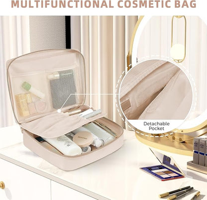 BAGAIL 8 Set Packing Cubes Luggage Packing Organizers for Travel Accessories-Cream