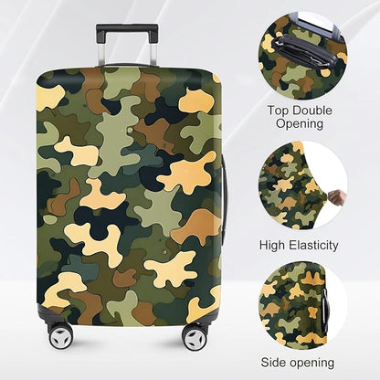 ANNA QUEEN Travel Luggage Cover Suitcase Protector Suitcase Cover Anti-Scratch,Stretchable Bag Cover Washable Durable Polyester