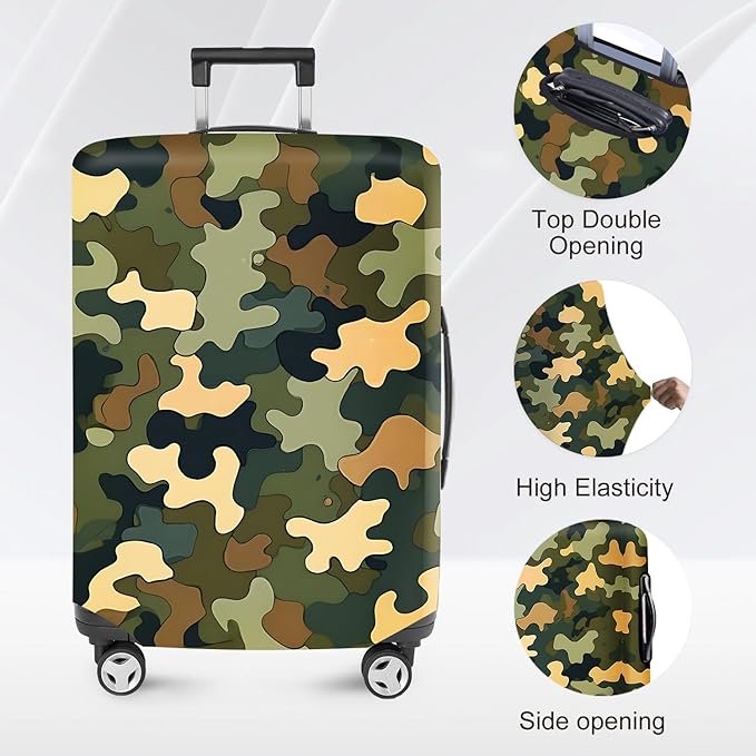 ANNA QUEEN Travel Luggage Cover Suitcase Protector Suitcase Cover Anti-Scratch,Stretchable Bag Cover Washable Durable Polyester