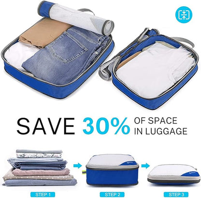 Compression Packing Cubes, Gonex Extensible Storage Mesh Bags Organizers