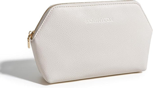 ROWNYEON BEGINMAGIC Small Makeup Bag for Purse, Mini Portable Cosmetic Bags for Women, PU Leather Coin Purse Lipstick Cosmetic Accessories Organizer, Travel Makeup Pouch Zipper Pouch for Men Women