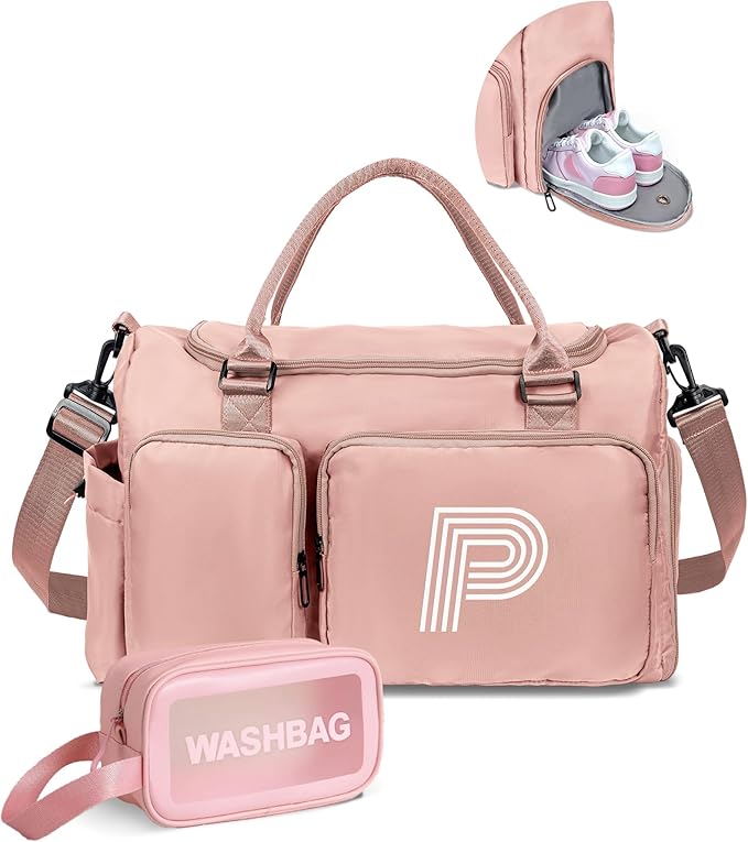 Personalized Gym Bag for Girls, Kids Travel Duffel Bag, Weekender Bag Graduation gifts for daughter, Monogram others day gifts, Girls Gifts for Kids Friends