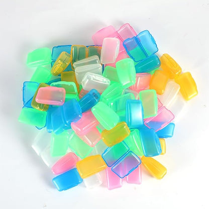 150 Pcs Travel Toothbrush Head Covers, Portable Toothbrush Containers Toothbrush Caps Case Protector Tooth Brush Covering Convenient for Home Hotel Outdoor Travel