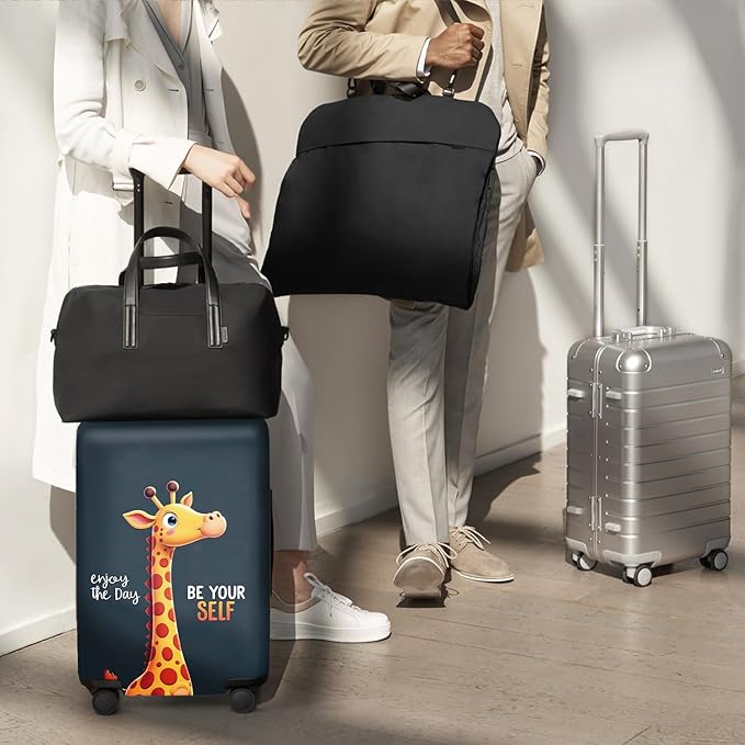 ANNA QUEEN Travel Luggage Cover Suitcase Protector Suitcase Cover Anti-Scratch,Stretchable Luggage Travel Bag Cover Washable