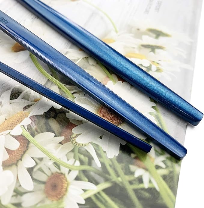 JASHII Blue Gold Silverware Set, 20-Piece Stainless Steel Satin Finish Flatware, Kitchen Utensils, Mirror Polished Tableware Cutlery for Home and Restaurant, Dishwasher Safe