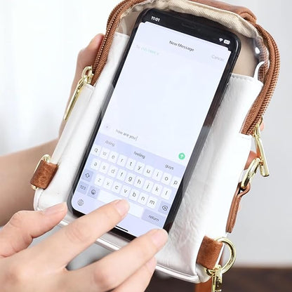 INICAT Sling Bag for Women Touchscreen Small Crossbody Cell Phone Purse Fanny Pack