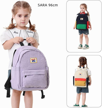 willikiva Kids Backpack for School Boys Girls Teens Toddler Backpack Waterproof Kindergarten Preschool Elementary Bookbag Children Travel Bag(Yellow Orange,Medium)